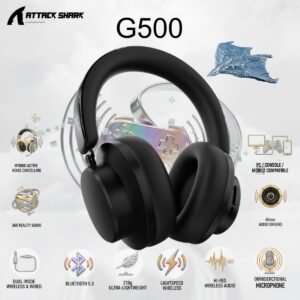 ATTACK SHARK G500 Ultra-Light Dual-Mode Gaming Headset